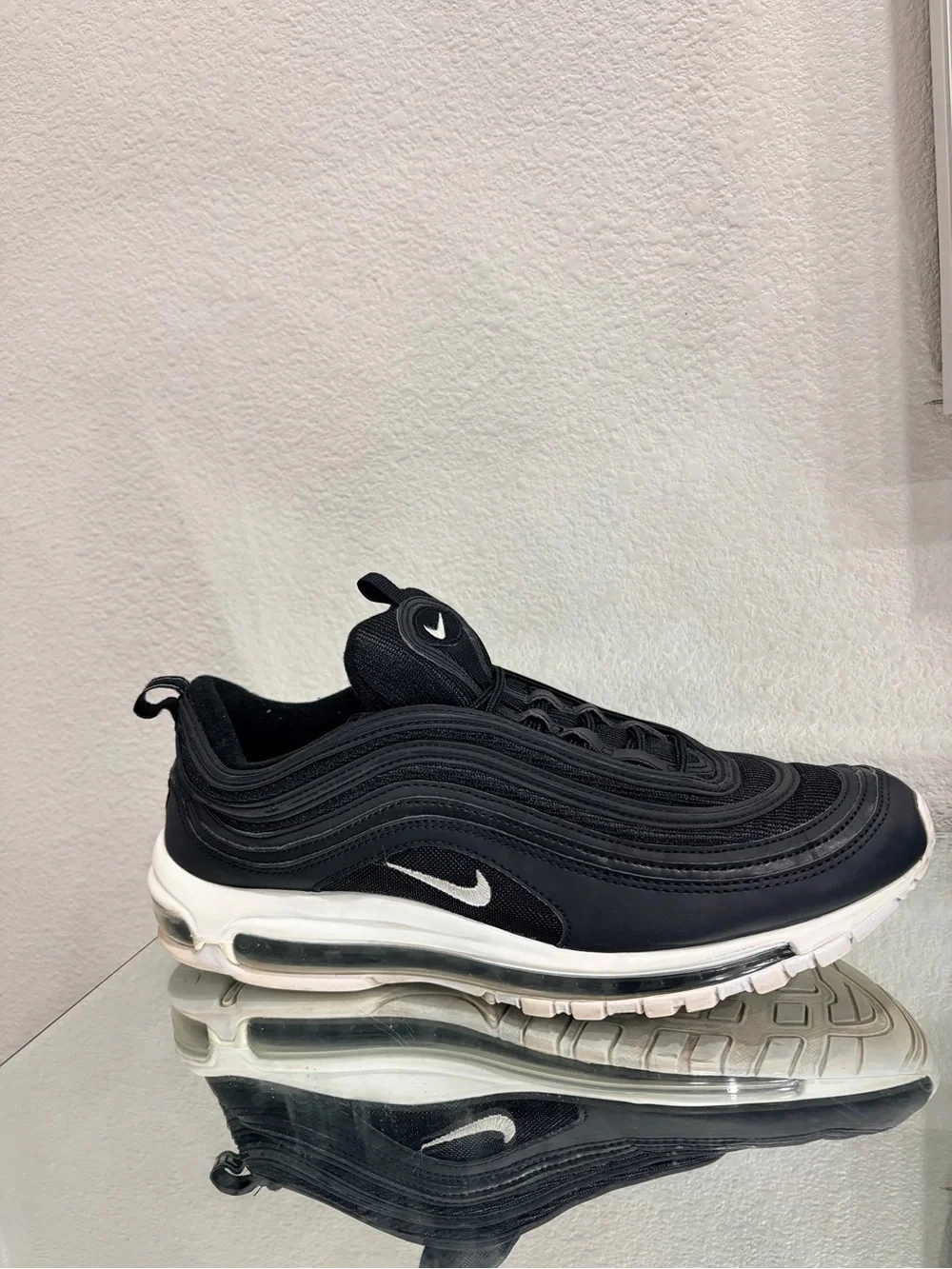 Nike Air Max 97 Black with White Swoosh